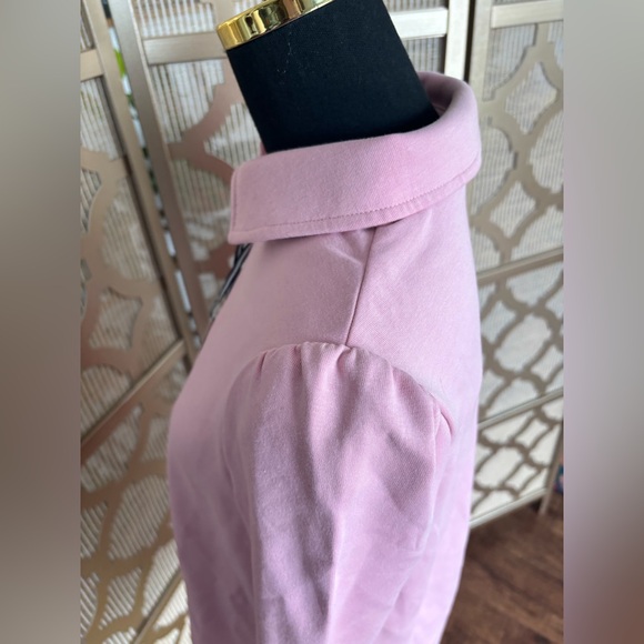 Joules Rosalyn Funnel-Neck Sweatshirt | 4 | Dawn Pink - Picture 6 of 9